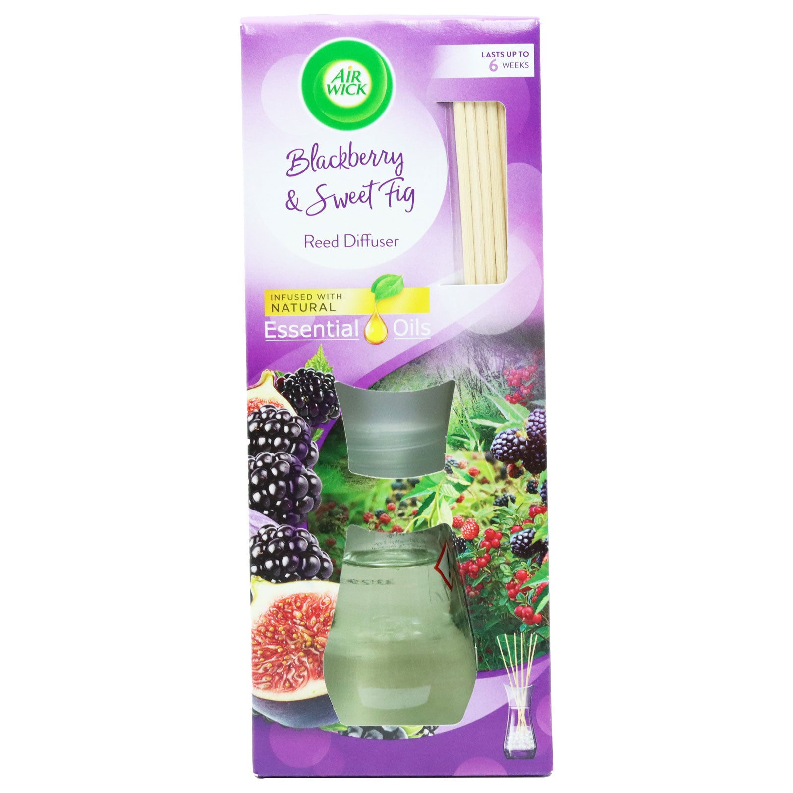 Airwick Reed Diffuser Purple Blackberry Fig 42ml Airwick Reed Diffuser Purple Blackberry Fig 42ml